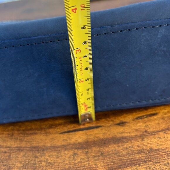 Portland Leather Goods Class Large Makeup Bag in Deepwater - Picture 7 of 7